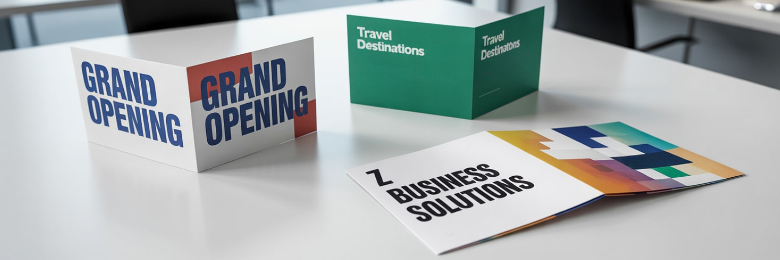 How to Set up Folded Leaflets for Print